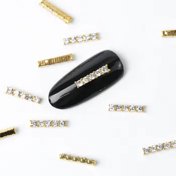 

2019 new 10 pieces crystal bright pearl nail rhinestone alloy Nail Art decorations glitter DIY 3D CJE nail jewelry pendant