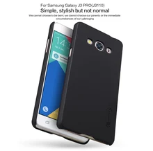 Nillkin матовый чехол для Samsung J3 2016 Чехол Жесткий PC задняя крышка с Подарок Screen Protector для Samsung J3Pro J3110 случае