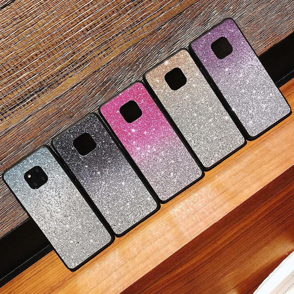 

Gradient glitter Case For Huawei Enjoy 8 Plus Y9 2018 Case Mate 20 Pro 10 Cover Nova 3i 3 Y9 2019 Y6 Y7 Prime 2018 honor 8x 8c