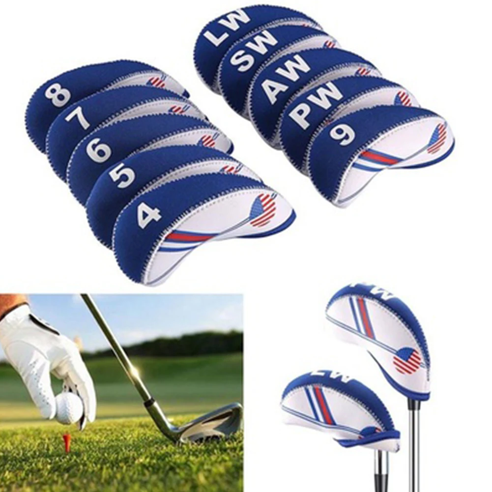 جديد Arrivials نوادي الجولف Brassie يغطي مجموعة 10 قطعة النيوبرين الأبيض معنا العلم Headcovers في الهواء الطلق إكسسوارات الغولف جديد Arrivials نوادي الجولف Brassie يغطي مجموعة 10 قطعة النيوبرين الأبيض معنا العلم Headcovers في الهواء الطلق إكسسوارات الغولف