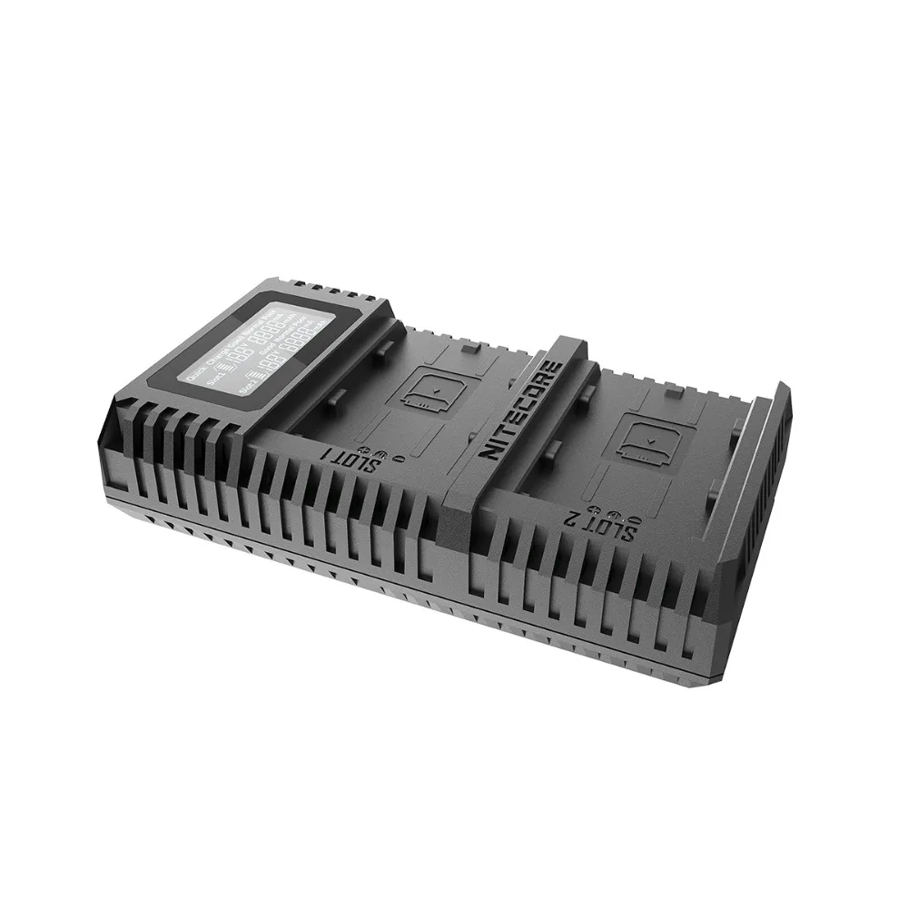 New Nitecore USN4 PRO Digital Dual Slot Travel Camera Charger For Sony NP-FZ100 Batteries, Compatible With a7 III, a7R III, a9 New Nitecore USN4 PRO Digital Dual Slot Travel Camera Charger For Sony NP-FZ100 Batteries, Compatible With a7 III, a7R III, a9