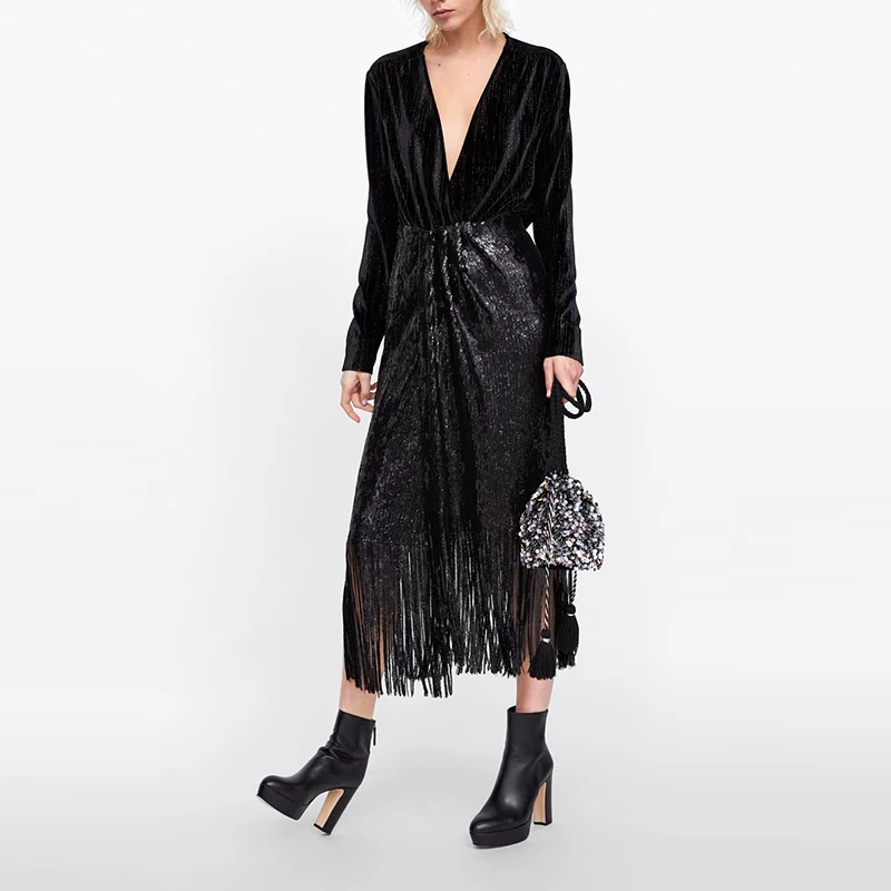 بيلا فلسفة جديد طويل الأكمام مثير داخلية العميق الخامس الرقبة الإناث المخملية داخلية فضفاض عارضة سيدة خليط السروال القصير 2019