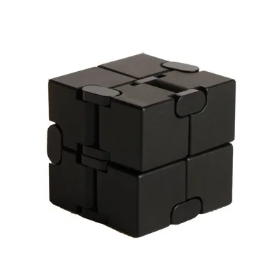 Модный алюминиевый сплав бесконечный стресс рельеф куб игрушка артефакт креативная игрушка-вибратор флип компактный чехол - Цвет: 3