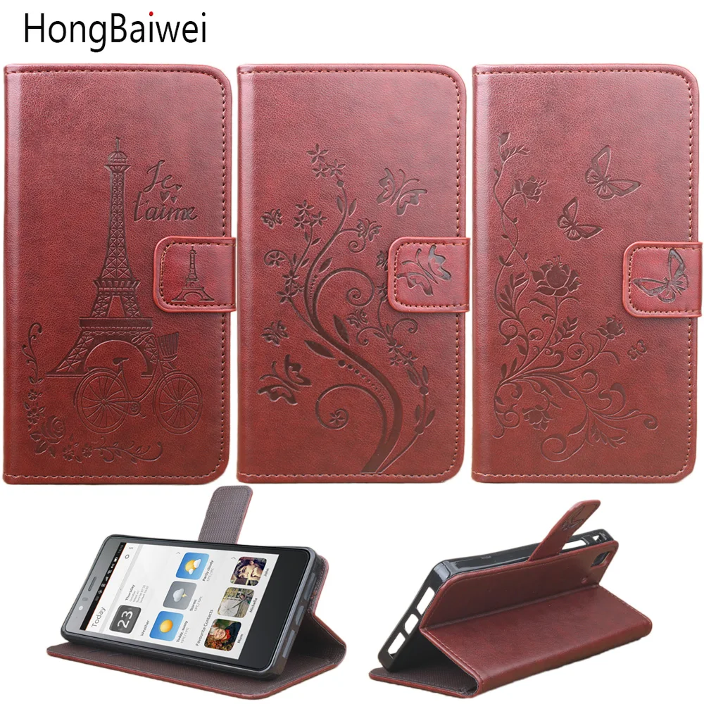 Phone Wallet Leather Case For BQ Aquaris E5 Leather Luxury Wallet Flip Card Slots Holder Stand Case Cover Mobile Phone Set