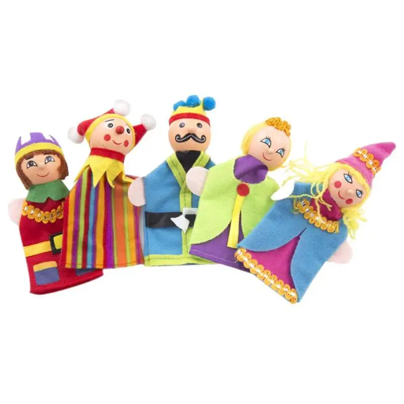 Cute Cartoon Puppet Baby Cartoon Family Member Popular Baby Cartoon Finger Puppets Educational