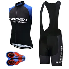 Ropa Ciclismo 2018 Orbea Pro Cycling Jersey Bicycle Sleeveless Vest Set sportwear Bicicleta Mountain Cycle Bike Clothing MTB I28