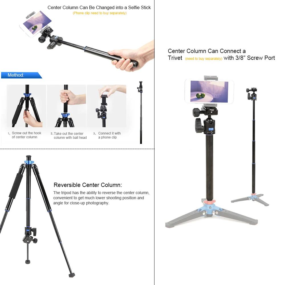

DHL Benro tripods IS05 reflexed Self lever travel light tripod SLR digital camera portable handset head wholesale