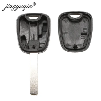 Keyforkess 10X Transponder Car Key Shell per Peugeot 106 107 307 207 306 406 per Citroen C2 C3 C4 SX9 NE73 VA2 HCA NE78 Fob Case - Jingyuqin 10X Transponder Car Key Shell per Peugeot 106 107 307 207 306 406 per