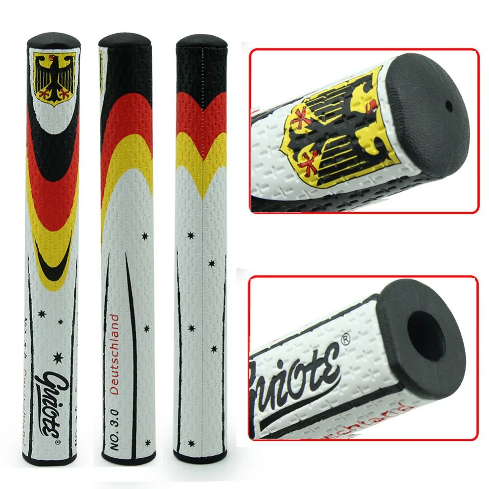 Guiote Novelty Deutschland Flag Mark Slim Golf 3.0 Putter Grips Round