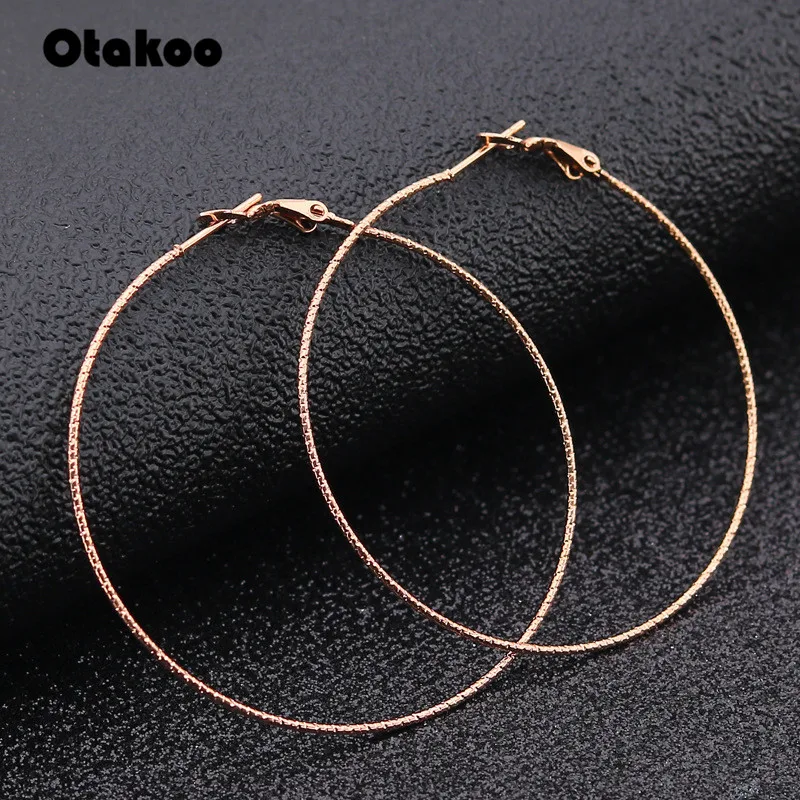 Женские серьги Otakoo кольца из нержавеющей стали для баскетбола размером 30 50 мм