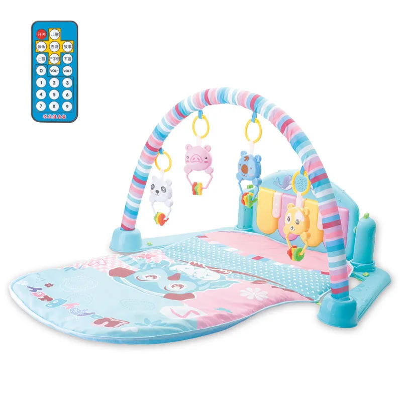 

Newborn Gym Musical Educational Toys Baby Remote Control Pedal Piano Activity Mat Toys For 0-12 Months Baby Toys