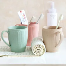 Новая необычная кружка пшеничная соломенная чашка щетка Зубная чашка товары для дома, ванной держатель чашки для зубной щетки cepillo dientes viaje S#10
