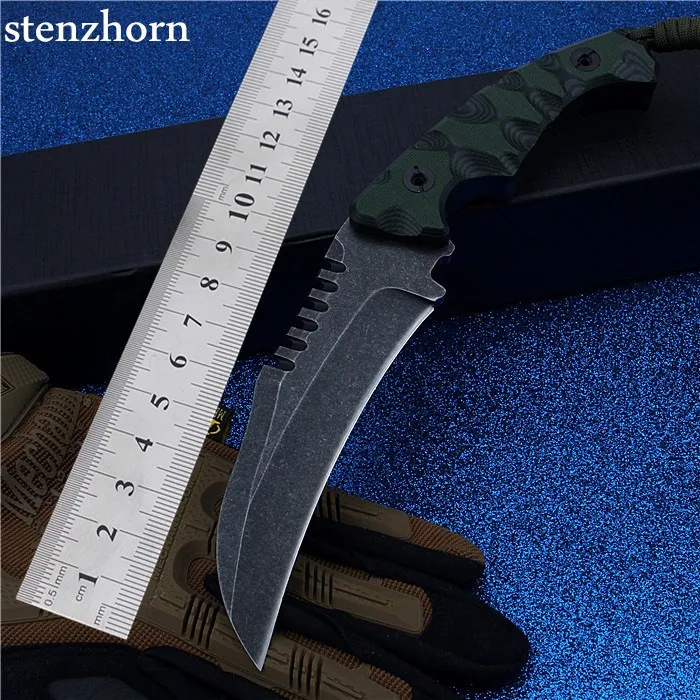 Stenzhorn Новинка 2017 года кемпинга с небольшой прямой Резка инструмент Самообороны