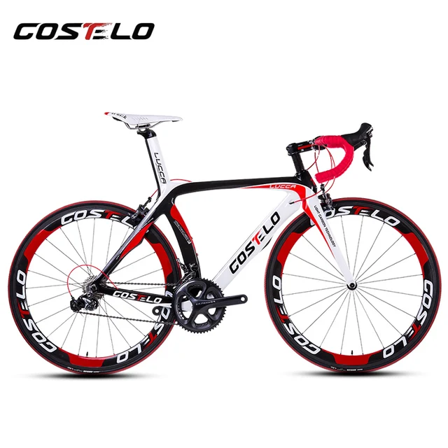 Cheap HOT SALE!2015 full carbon costelo lucca road bicycle carbon bike DIY complete bicycle completo bicicletta bicicleta completa