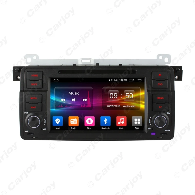 Excellent LEEWA 7" Android 6.0 (64bit) DDR3 2G/32G/4G Car DVD GPS Radio Head Unit For BMW 3 Series MG ZT/Rover 75/For BMW 3 Series E46/M3 1