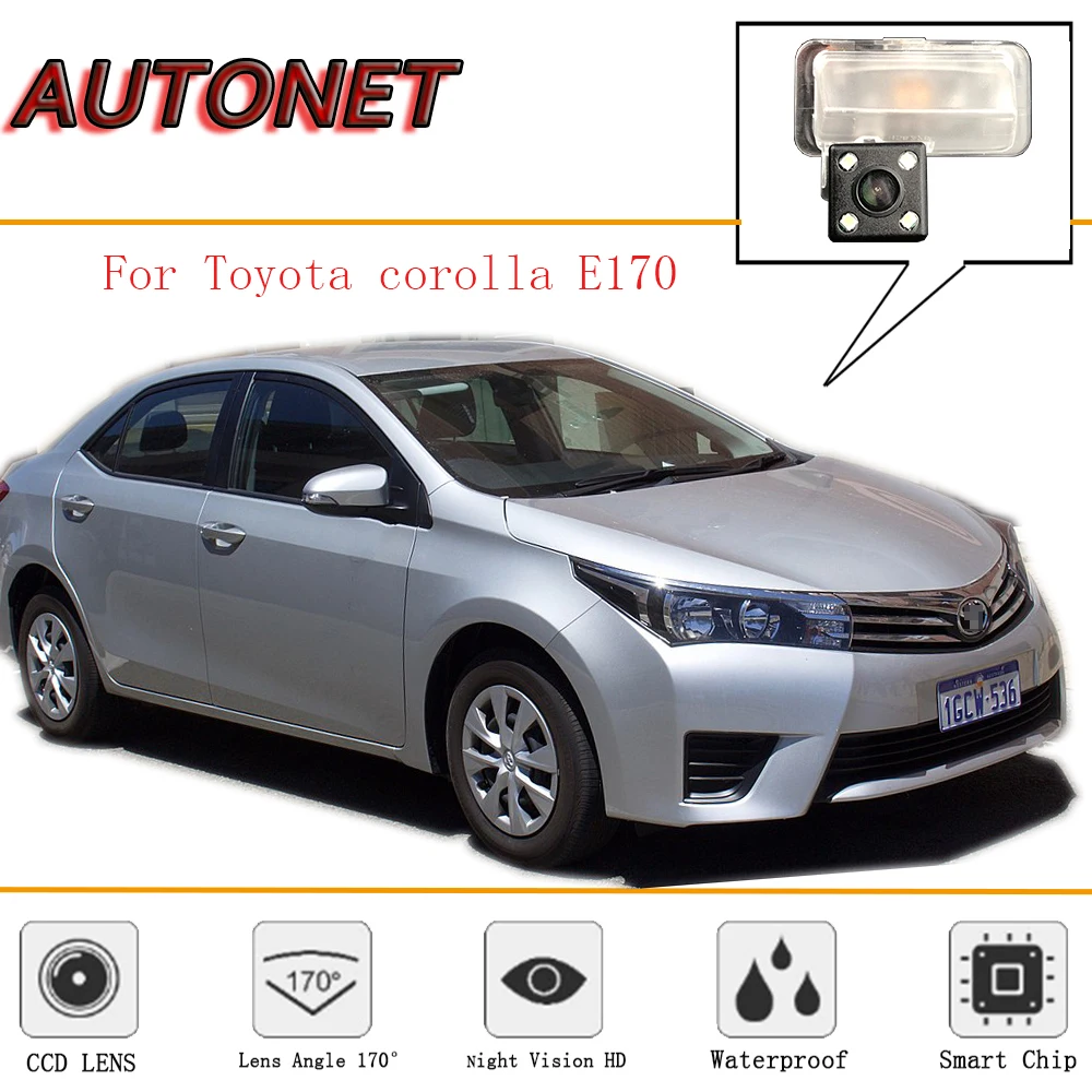 AUTONET заднего вида Камера для Toyota corolla E170 2014 ~ 2018/CCD/Ночное видение/Обратный Камера/Backup камера/номерной знак Камера