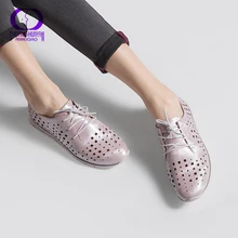 AIMEIGAO/Новое поступление; модная повседневная обувь; женская обувь на плоской подошве со шнуровкой; Повседневная дышащая обувь черного цвета высокого качества; sapatos femininos