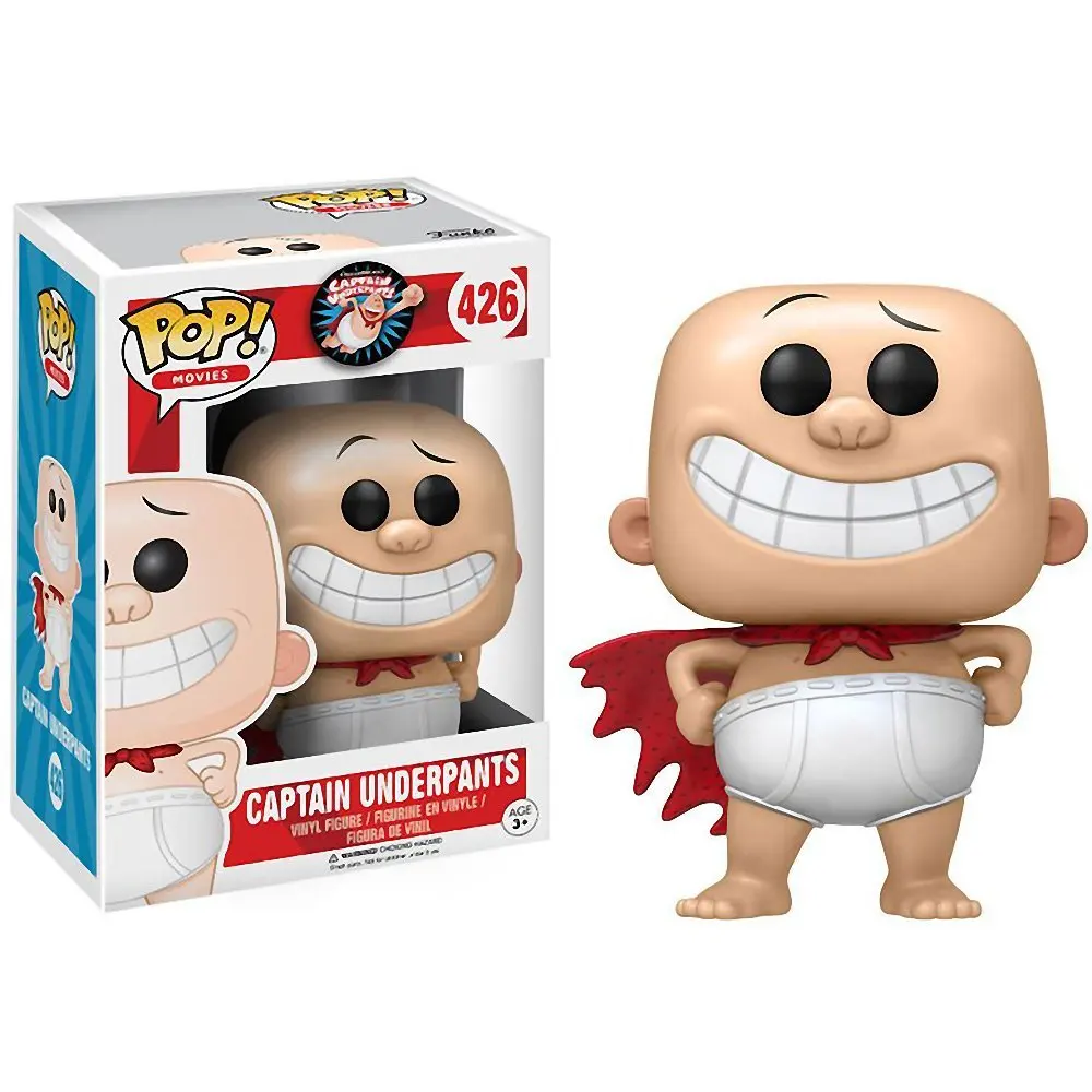 

Funko pop Official Captain Underpants Vinyl Action Figure Collectible Model Toy with Original Box