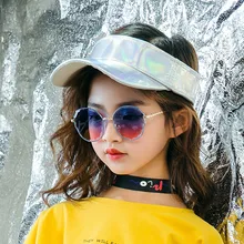 2019 nuevas gafas de sol de lujo para niños, gafas redondas raras para niños y niñas, gafas de sol de moda para bebés y niños, Oculos infantiles(China)