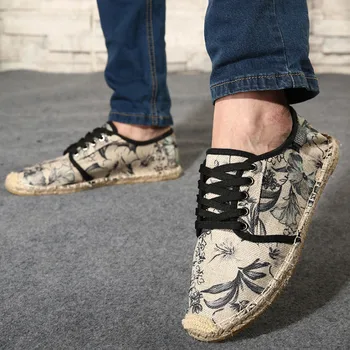 

New Fashion Male Casual Shoes Men Morning Simple Glory Canvas Breathable Round Toe Simple Shoes Fashion Flat Lace Up LazySneaker