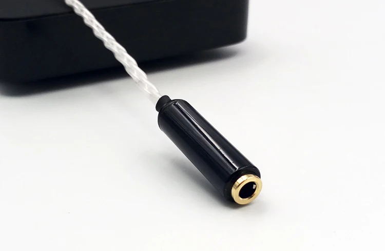 Pure silver 4 share handmade Computer headphone extension cable Enthusiast 3 5mm male to female Lossless audio cable