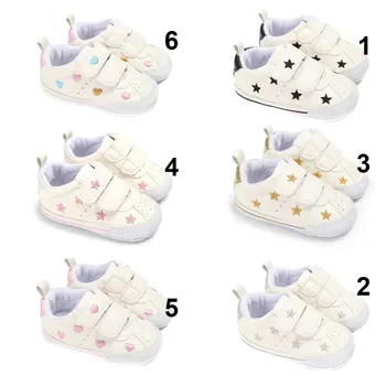 

Cute Children's Boys Girls Soft Sole Crib Shoes Casual Prewalkers Sneakers Shoes