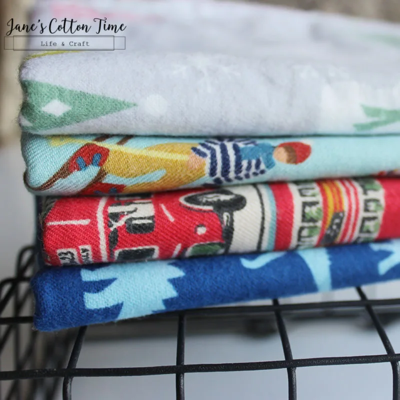 50*140cm/pcs peach skin fabric 4 design brushed fabric london printed