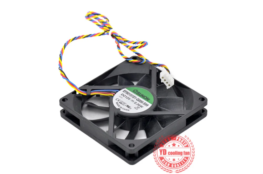 Новинка SUNON EF80151S1 Q000 S99 8015 12 В 8 см 4 контактный охлаждающий вентилятор PMW|cooling fan|cooling
