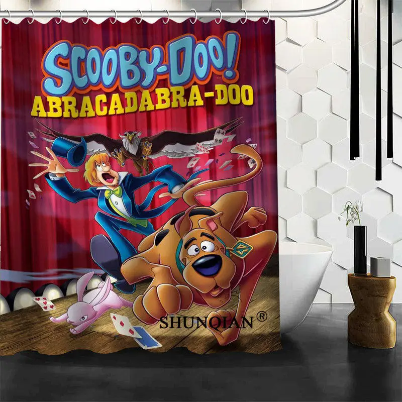 Хорошая занавеска для душа Scooby Doo забавная занавеска для ванны водонепроницаемый из полиэстера ткань Экологичная занавес для ванной подарок