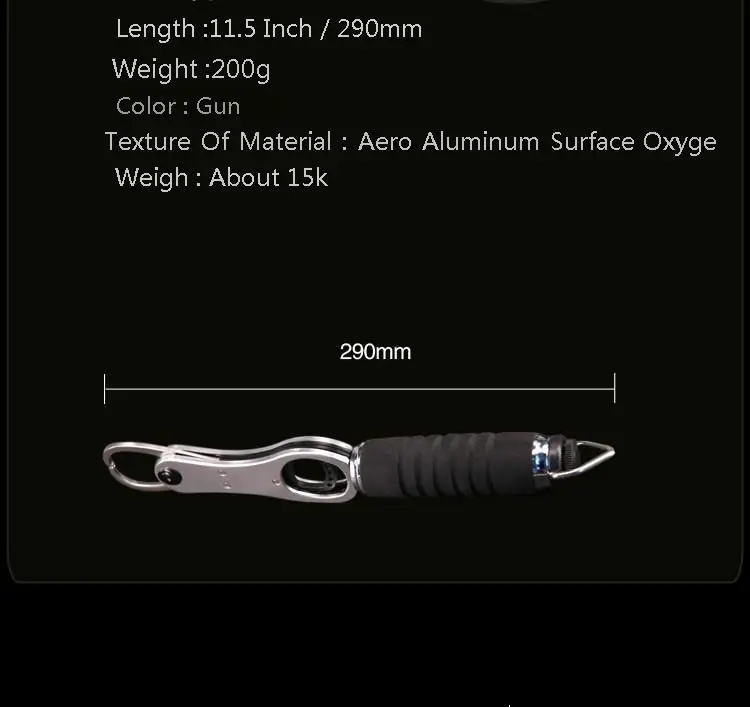 Открытый Портативный сплав ручка алюминиевые подхват контроллер с Вес масштабная линейка инструмент рыболовные принадлежности