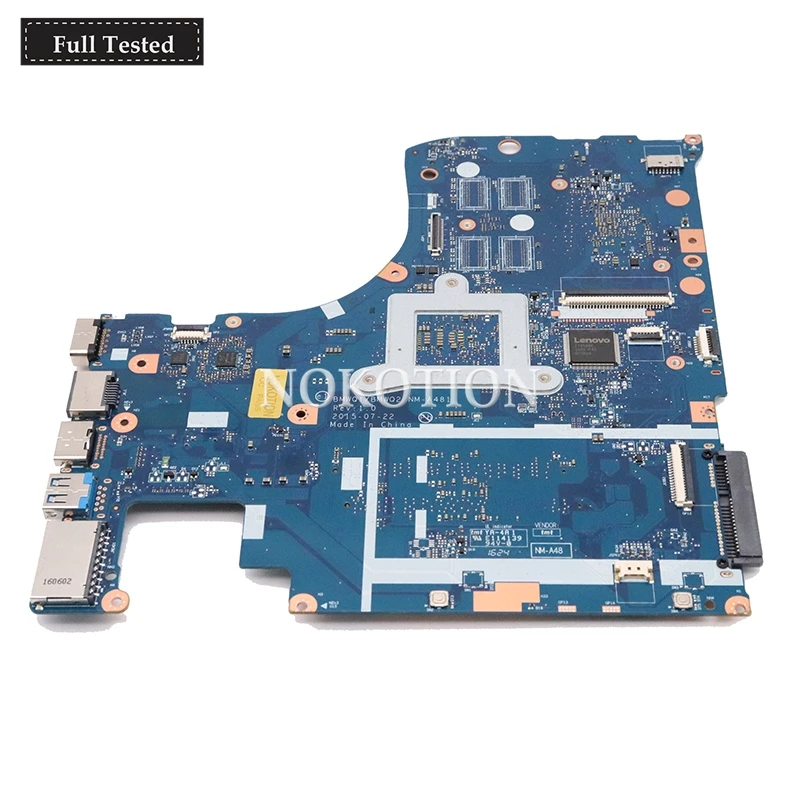 low cost  NOKOTION BMWQ1 BMWQ2 NM-A481 Main board For Lenovo Ideapad 300-15ISK Laptop motherboard SR2EU i3-61