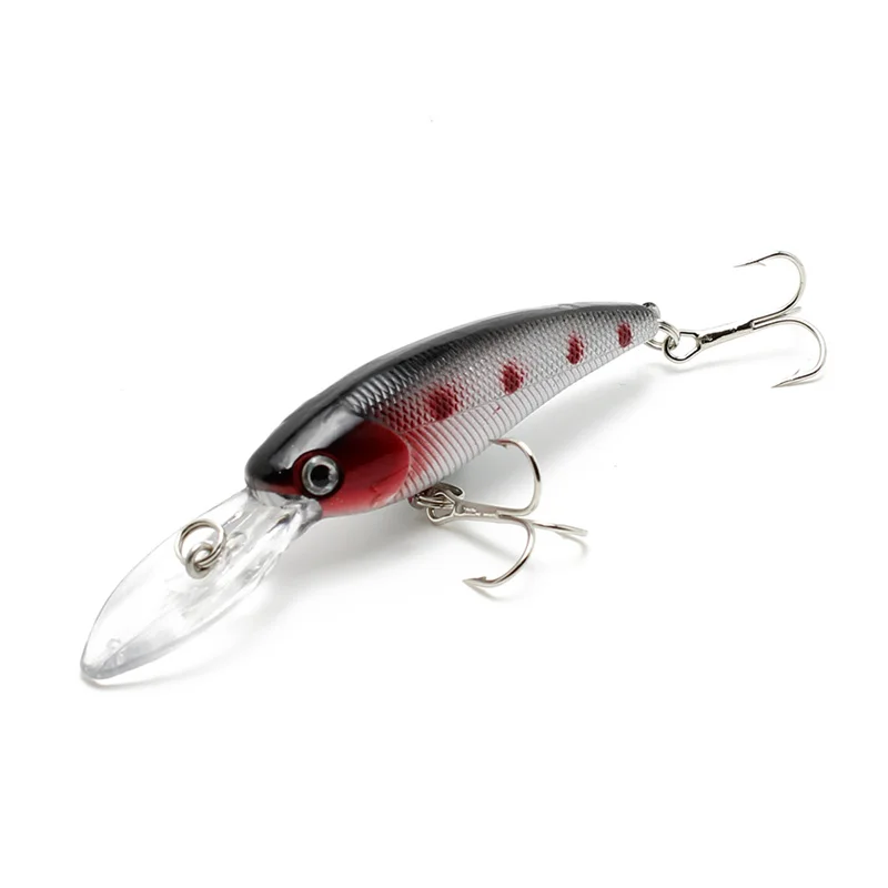 Amlucas Рыболовная Приманка Minnow 10 видов цветов 9 см 7 8g жесткие приманки бас крючок