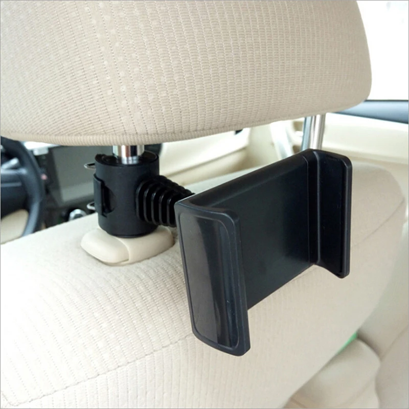 360 Degree Ratating Car/Truck Back Seat Headrest Phone Mount Holder For