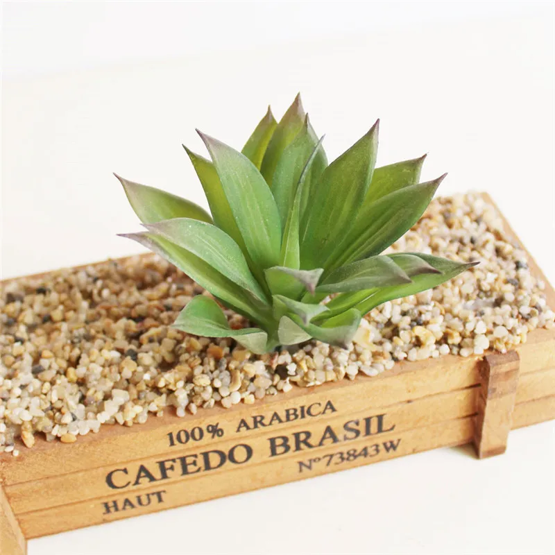 Real Touch Mini Artificial Succulents Fake Agave Flower Faux Succulent Plants Balcony Ornament For Garden Home Party Decor Real Touch Mini Artificial Succulents Fake Agave Flower Faux Succulent Plants Balcony Ornament For Garden Home Party Decor