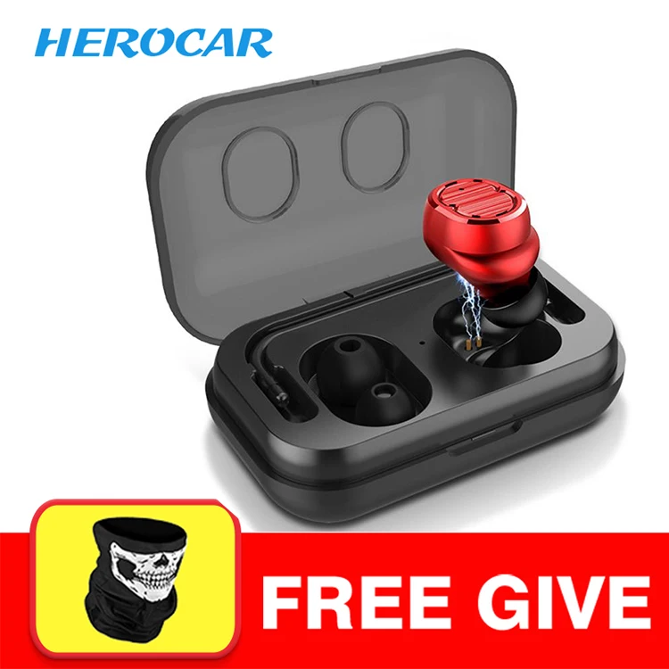 Motorcycle Bluetooth font b Helmet b font Wireless Headset Earbud Invisible Wireless Earphones Bluetooth Earphone For