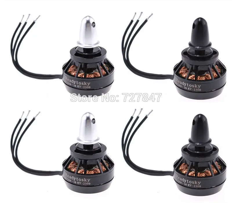 

4 PCS 2204 2300KV CW CCW Brushless Motor For Mini 200 230 QAV250 250MM Quadcopter H2204