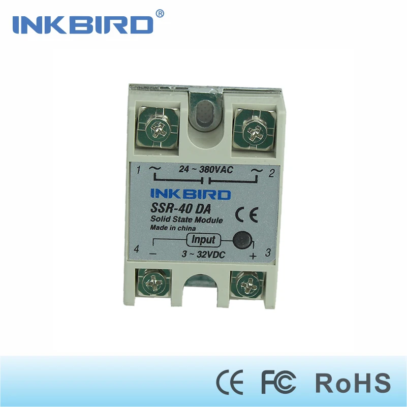 Inkbird ITC-106VH PID регуляторы температуры+ датчик K+ 40A SSR, 100-240AC, твердотельное реле для Sous Vide, домашнего пивоварения