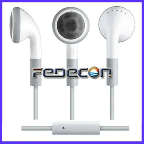FEDEX DHL Free shipping 100 Pcs/Lot 3.5mm Earphone Headphone Headset With Mic Microphone For iPod iPhone 5 5G 4G 4S 3G 3GS | Электроника