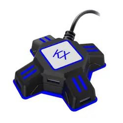 OOTDTY черный игровой контроллер держатель триггер геймпад конверсионная коробка для коммутатора Xbox PS4 PS3 коробка аксессуары