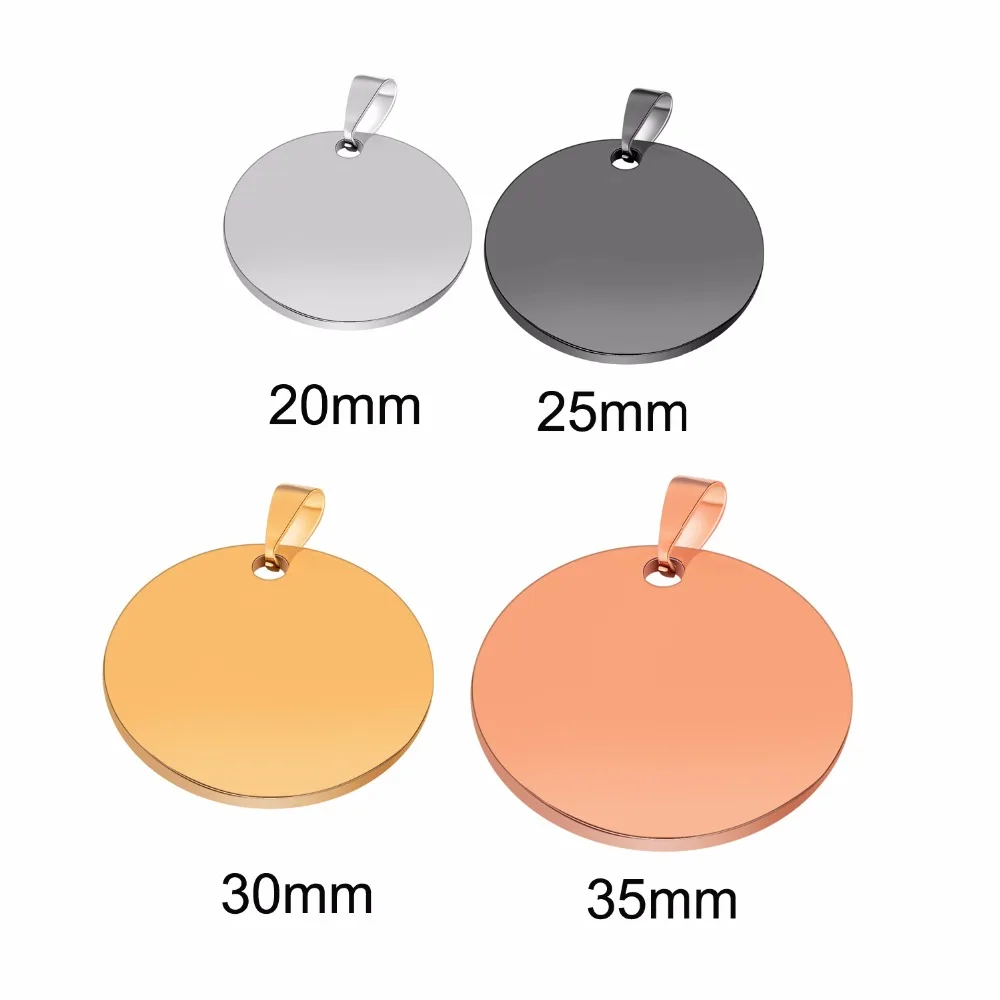 

Free Engrave 6 colour Unisex Jewelry Stainless Steel Dog Tags Pendant Shape Necklace Jewelry Wholesale Dropship Quality Necklace