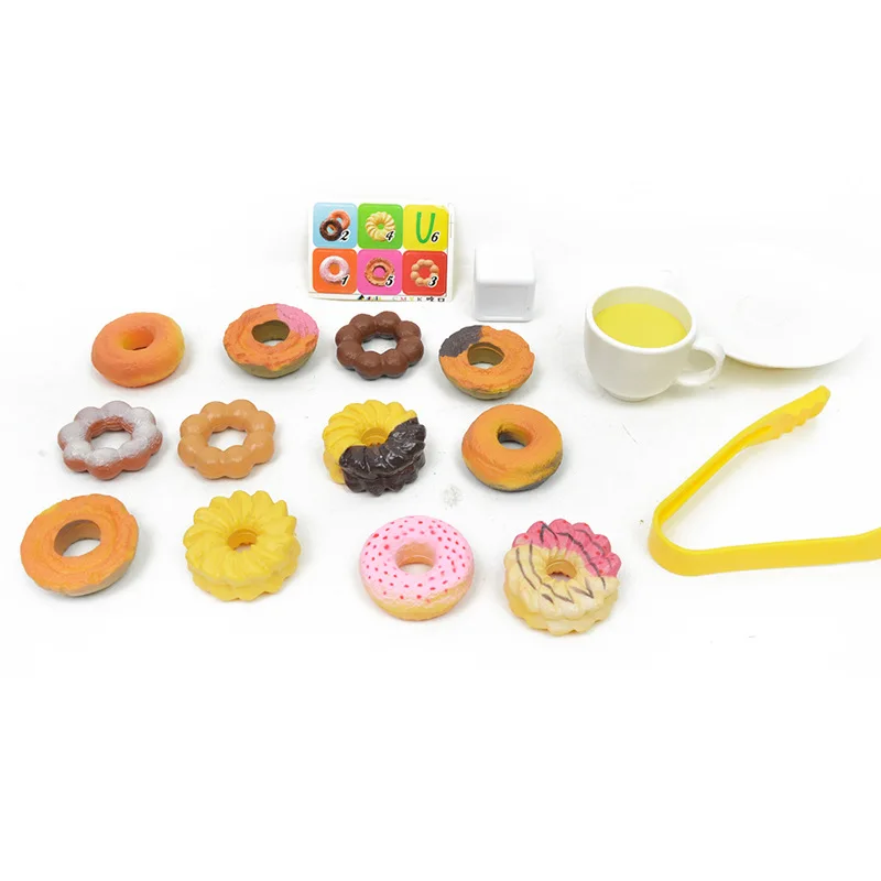  Multicolor Hamburger Donut Balance Toy Novelty Stacking Burger Educational Desk Game Funny Stack Fo