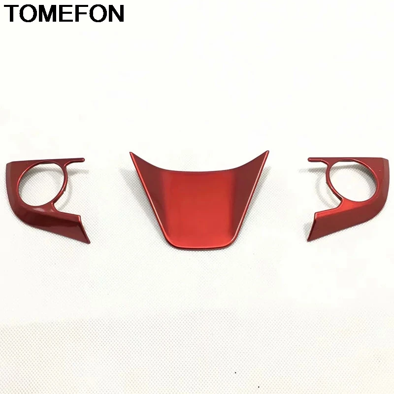 TOMEFON для Toyota Camry XV70 2017 2018 2019 отделка Руля рамы формование аксессуары интерьера
