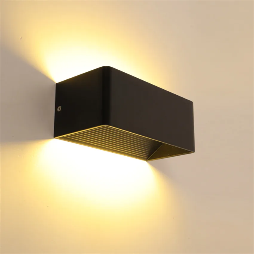 LED Wall Lamp Square LED Aluminium Wall Light Bedside Room Bedroom Home Lighting Indoor Decoration Indoor Wall Lamps NR-88