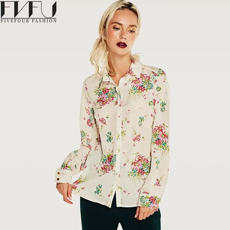 Women Spring Autumn Chiffon Blouse Shirts Female Casual