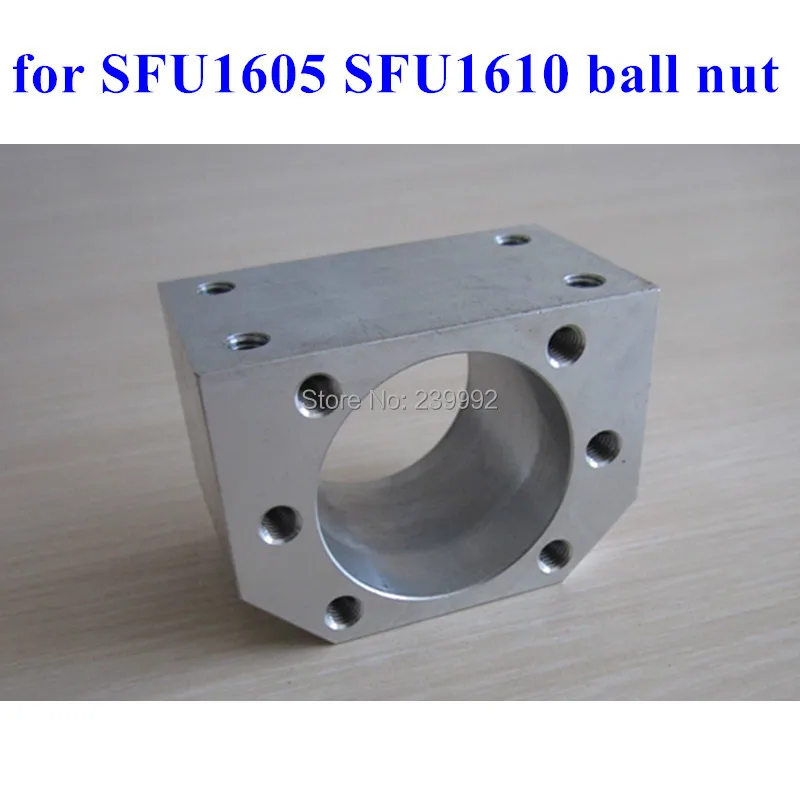 

Wholesale 3pcs SFU1605 ball screw nut housing Aluminium Material for 1605 16mm ball nut housing bracket holder CNC Parts