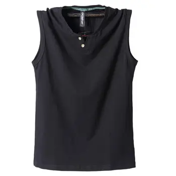 

plus size L-2xl 3xl 4xl 5XL 6XL summer tops tees male large pure cotton vest black solid short-sleeve t-shirt Tops V-neck tees