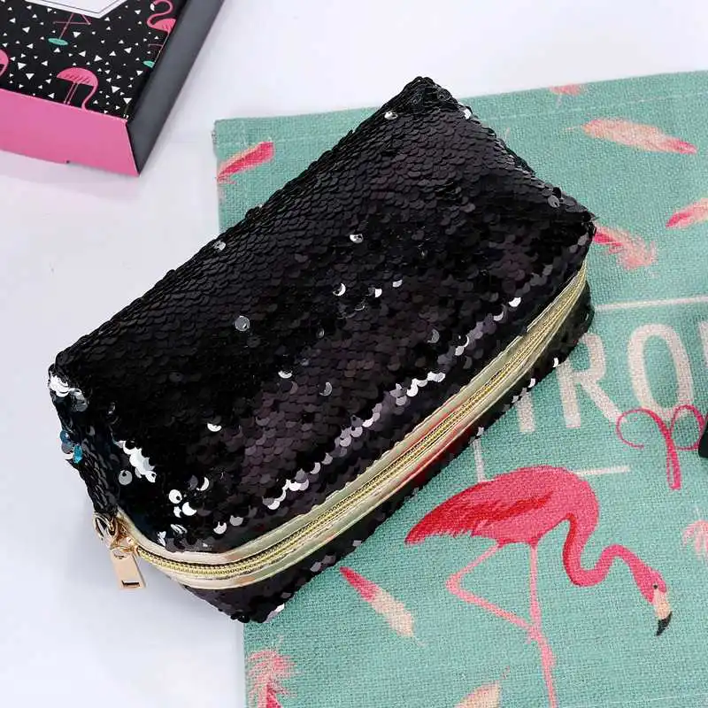 New 2019 Laser Cosmetic Bag Travel Mermaid Scales Makeup Bag Beautiful Beauty Zipper Toiletry Make Up Case Bath Kit Organizer New 2019 Laser Cosmetic Bag Travel Mermaid Scales Makeup Bag Beautiful Beauty Zipper Toiletry Make Up Case Bath Kit Organizer