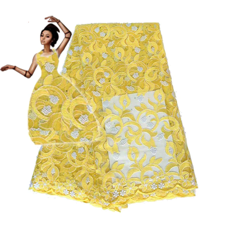 

5Y last design french lace bembroidered tulle lace fabric wtih stone ,africa lace fabric. nigerian lace rose red