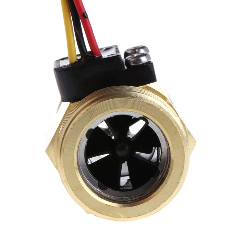 

Flow Sensor G3/4" DN20 Copper Hall Effect Liquid Water Flow Switch Sensor Meter W-store Jan14