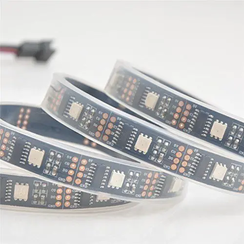 5 м WS2801 цифровая адрессветодиодный RGB Светодиодная Волшебная цветная полоса 32